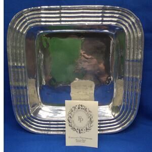 Fabulous Pewterware large 11in Square Serving and Baking Dish NWT